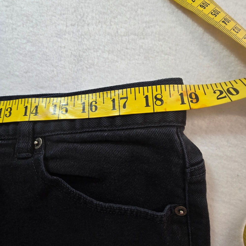 Lauren Jeans Co Ralph Black Pants Denim Going‎ Out Straight Womens Sz 18W 38x27 - Picture 12 of 14